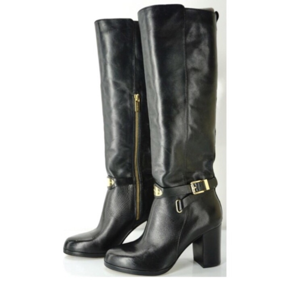 Michael Kors “Arley” Strappy Riding Knee Boot